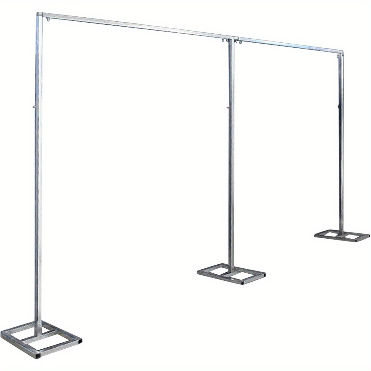 20ft x 10ft backdrop stand pipe kit heavy duty wedding backdrop stand drape kit curtain frame with weighted stainless bases for backdrop frame wedding backdrop ceremony backdrop