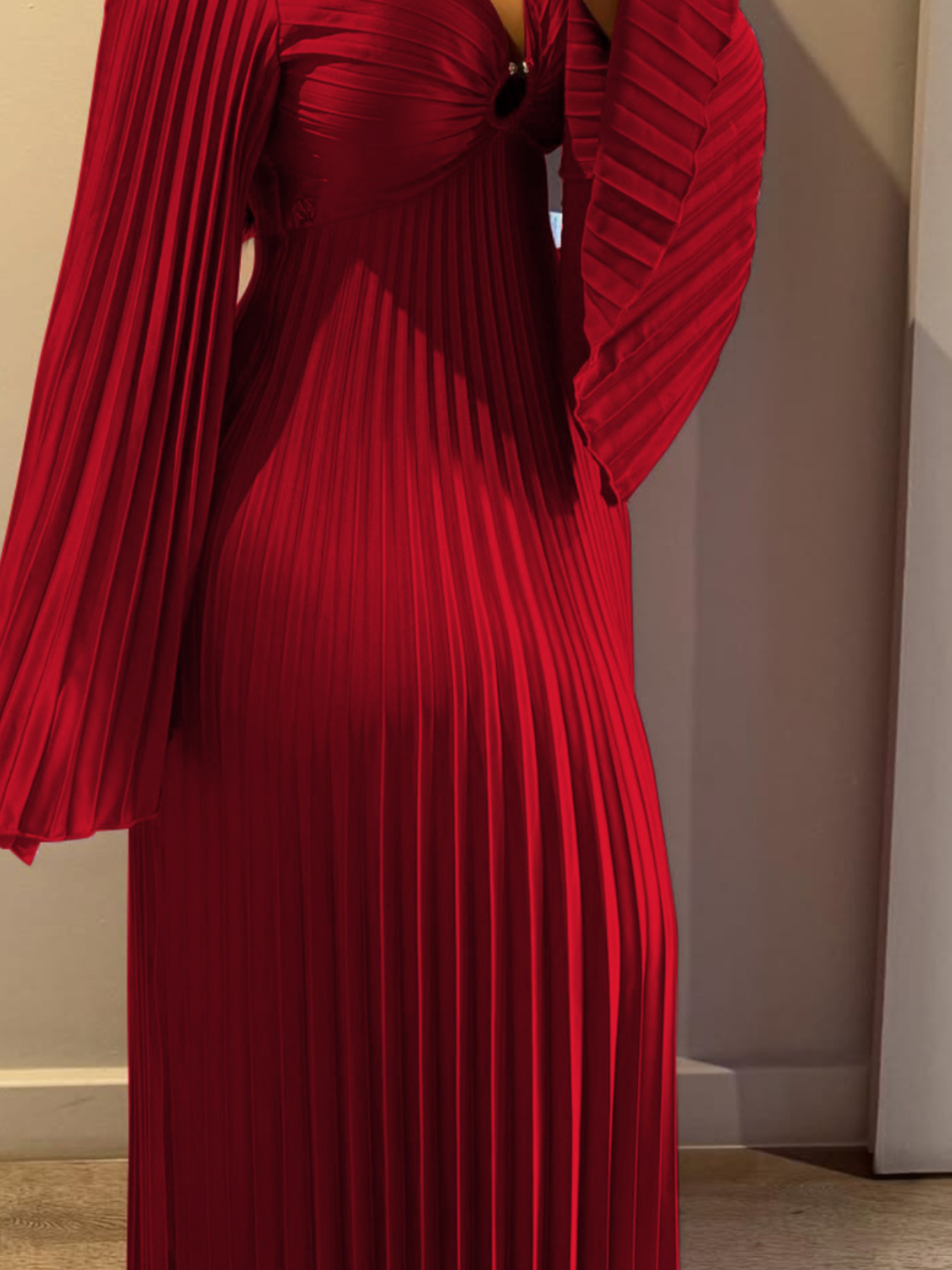 plus red dress sold on Temu United States