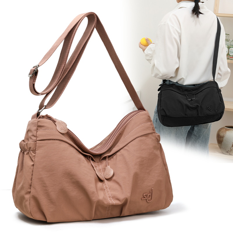 crossbody fashion lightweight large capacity women s crossbody bag   versatile lazy style women s shoulder bag nylon cloth bag women s versatile outdoor lightweight travel bag Product details 4