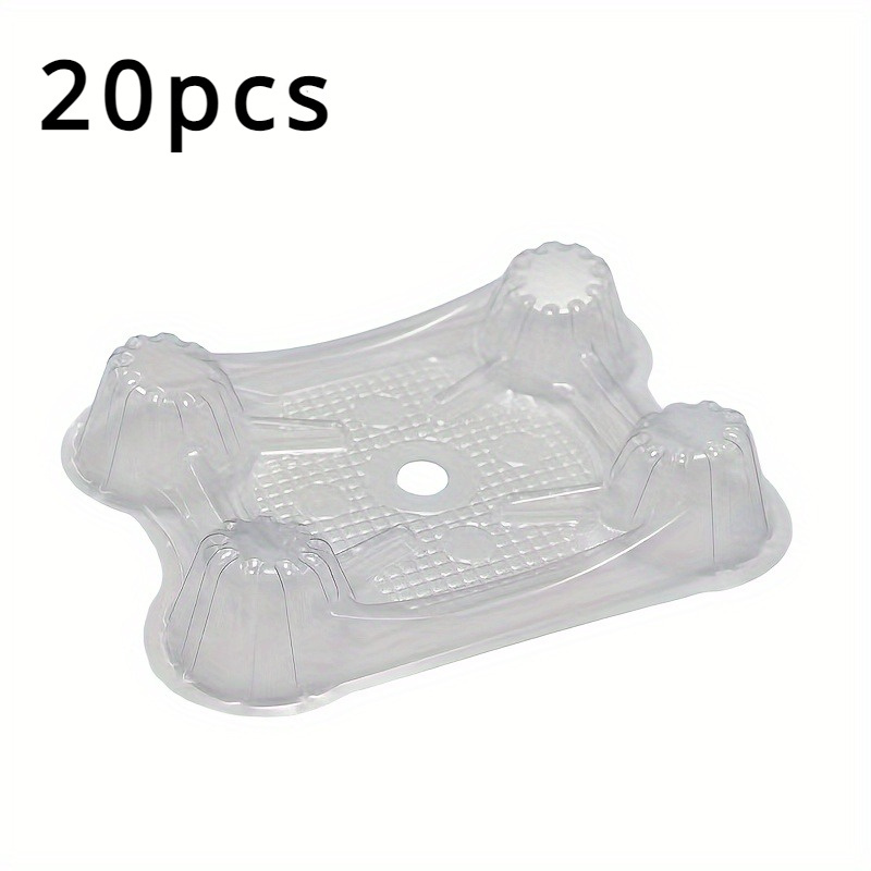 TEMU 20-pack PVC Melon Pads, Przezroczyste Wodne Melon Anti-Rot Uchwyty, Maty Ochronne na Owoce i Warzywa do Domu, Ogrodu, Supermarketu, Zaopatrzenia