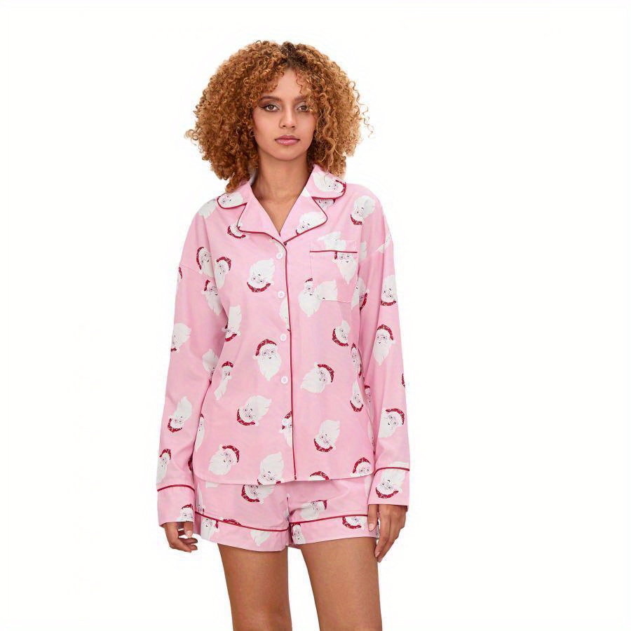 

2pcs Women's Christmas Set, , Lapel , ,