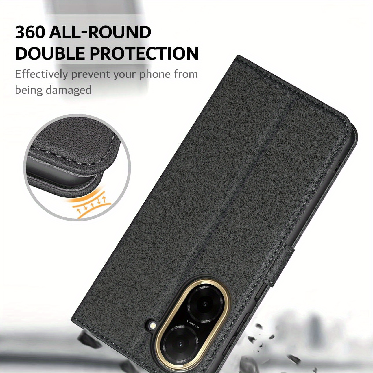 Protect Your Redmi A5 (2025) In Style: Pixfab Premium Leather Wallet Case With RFID, Kickstand & Multiple Colors