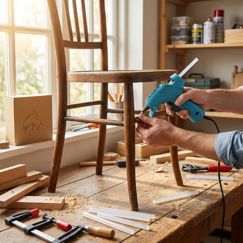 E-shop 20W | Professionelle | Heißklebepistole | Schnelle | Aufheizung | in | 3 Minuten | Präzise | | Tropffest | Inklusive | 30 | 7mm | Klebestifte |