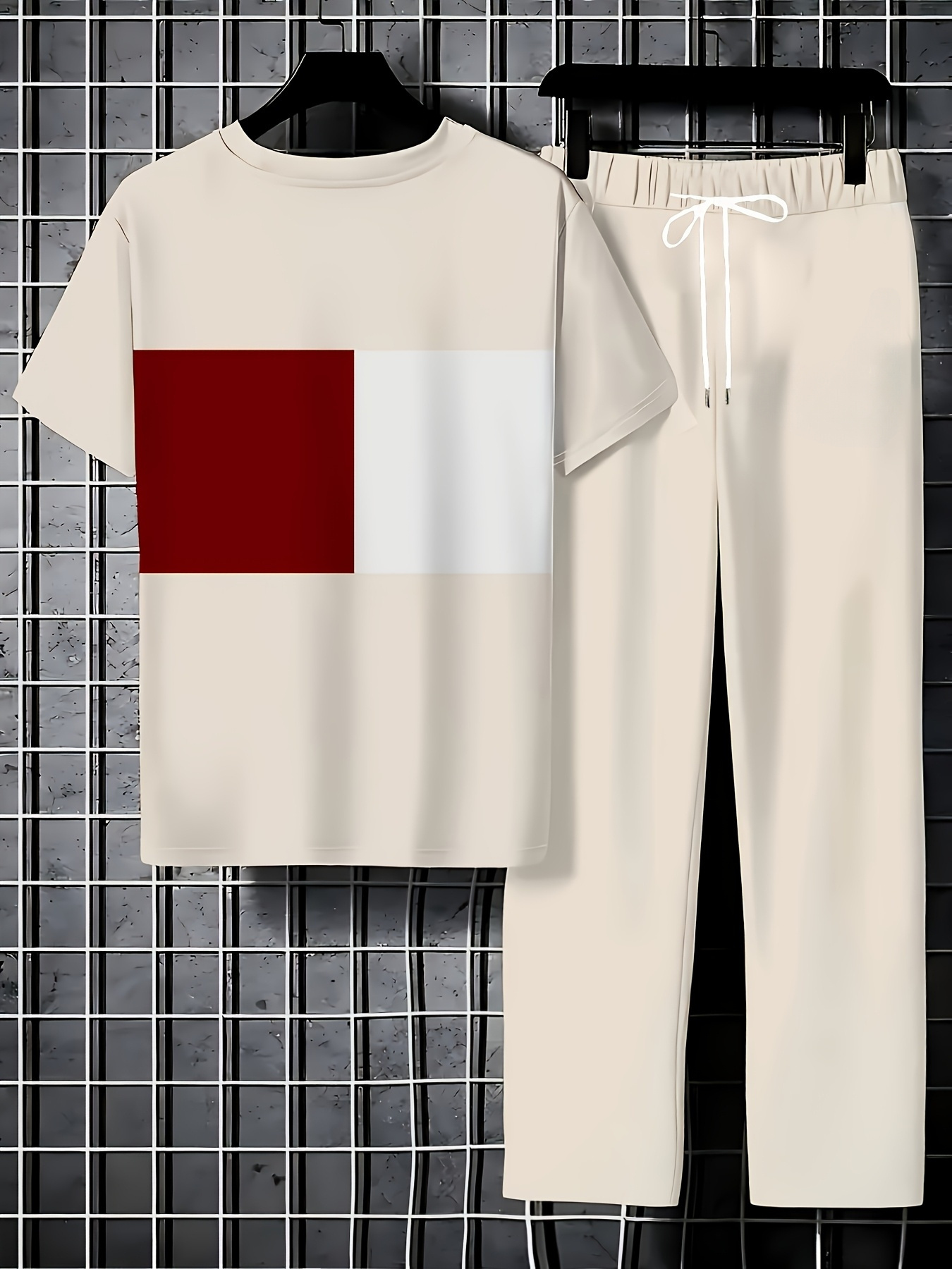 t-shirt a maniche corte da   + pantaloni casual a    , set   pezzi taglie forti, stampato per  , estate e  , casual,   e  , abbigliamento da casa, per attività allaperto e feste, taglie forti