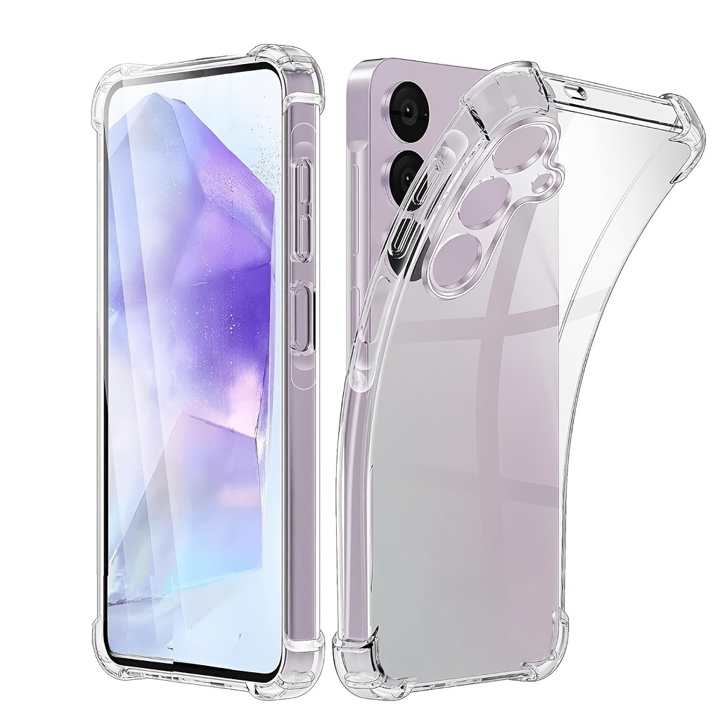 Image of Phone Case - Phone Case: Transparent, Shock-resistant Case With Corner Protection, For For Galaxy S26 Plus/ultra And For For Galaxy A56, A55, A36, A35, A26, A25, And A16; , Flexible Soft-back Case