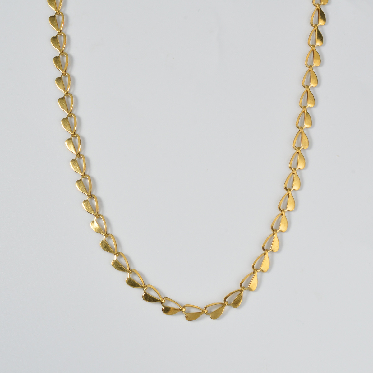 Women's Heart Hollow Asymmetrical Chain Necklace, Valentine's Gift