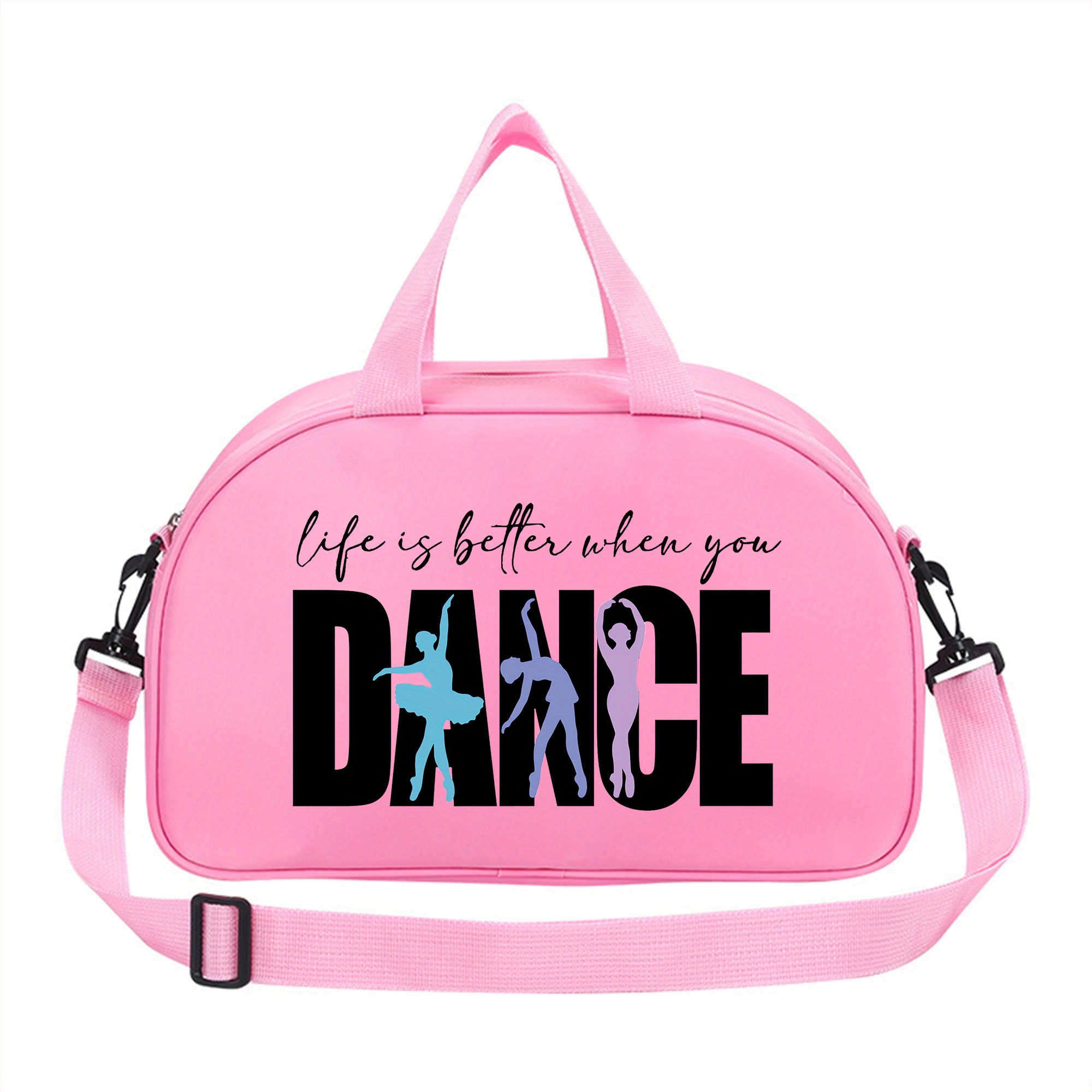 TEMU Bolso de de Gran Capacidad con Estampado de - Bolso Bandolera Plegable de Nylon para Ballet, Yoga, Deportes y Viajes - Bolso de y Multiusos para