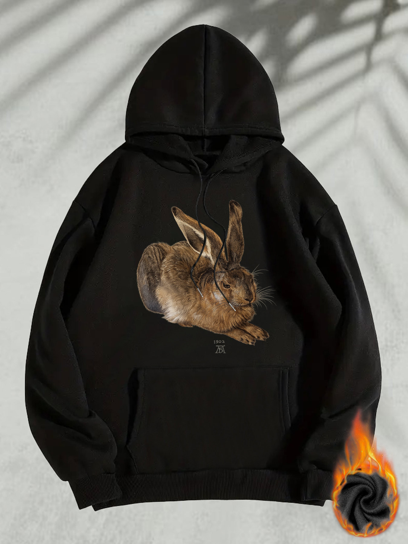 bunny hoodie sold on Temu United States
