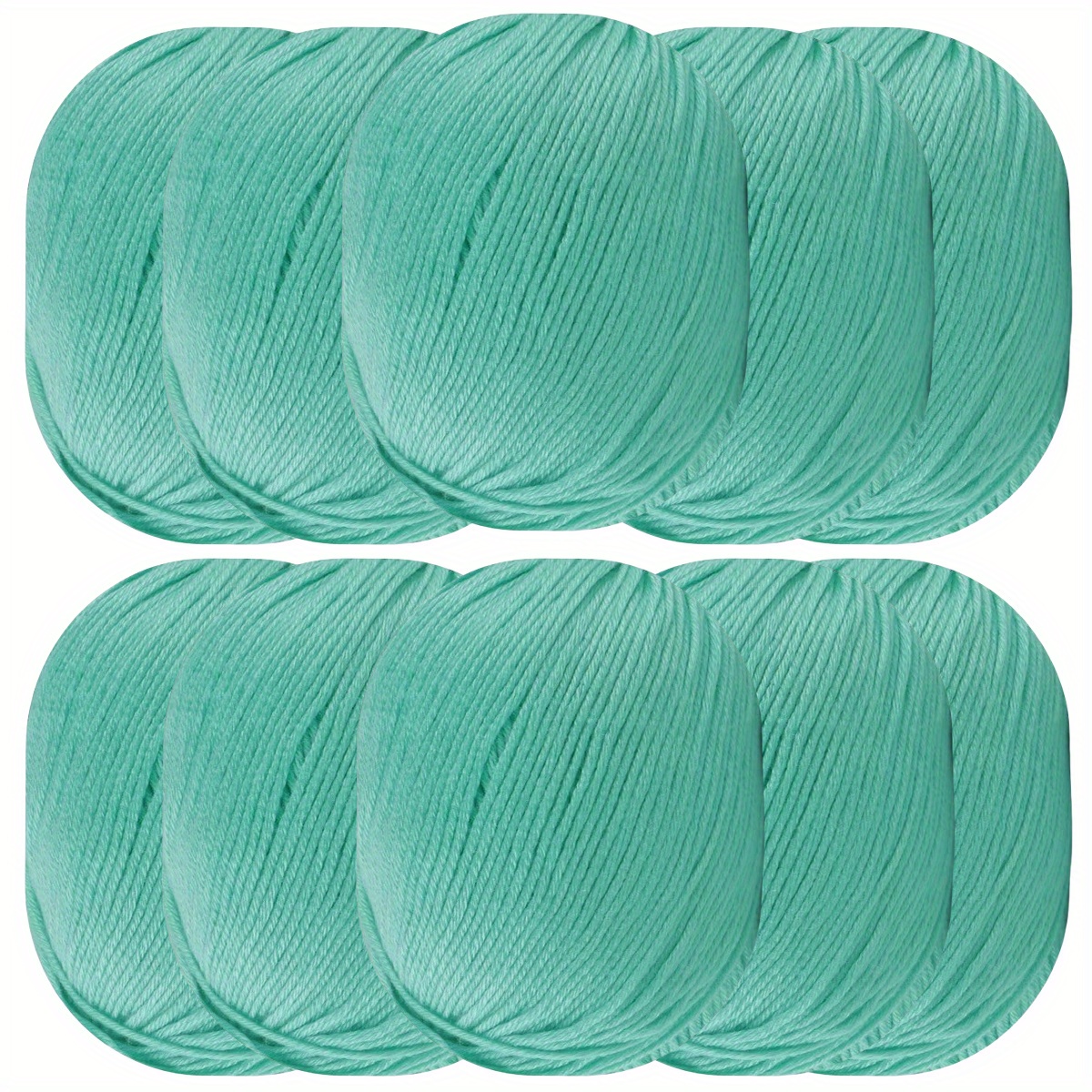 Image of 10pcs Luxurious Blend Yarn - Soft, Skin-friendly And Knitting Crochet - Protein Velvet Hand-knitted Yarn Ideal For Sweaters, Scarves, Hats | Assorted Colors 50g Each