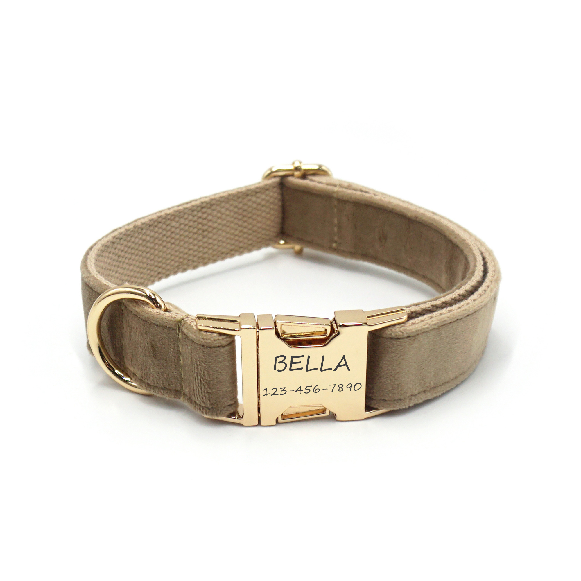 TEMU Dog Collar Personalized - With Personalized Id Tag, Customize And Owner Information, Comfortable And Smoothtactile Feel, Dog Collars For Medium
