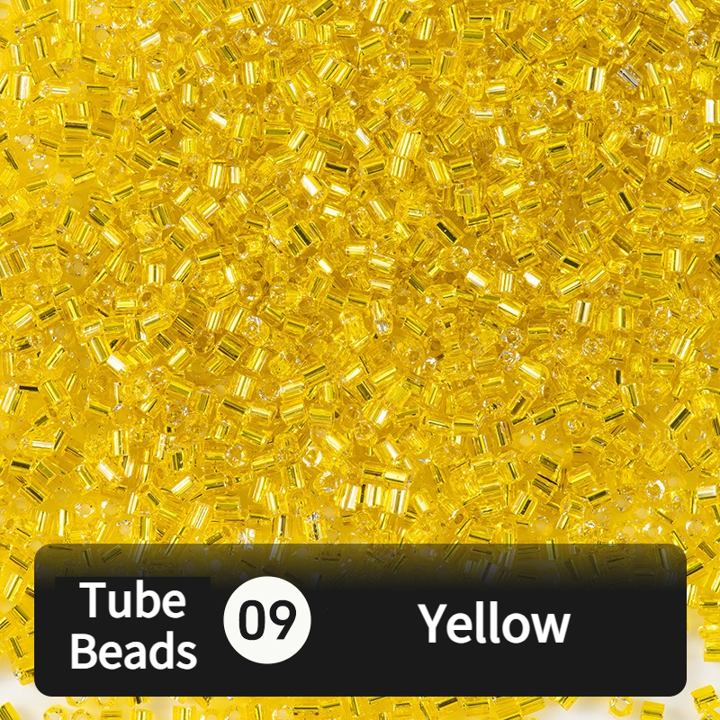 680pcs Hex-Cut Tube Beads for Beading & Jewellery Making