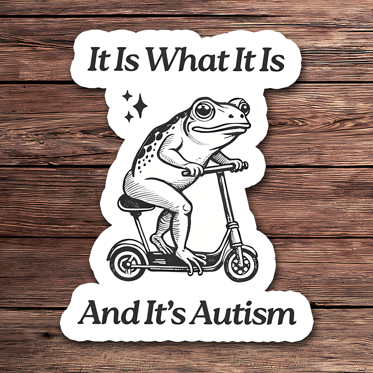 

Decal , Humorous , " And Autism" - & , Unique Autism , For Laptops, Water Bottles, And Journals