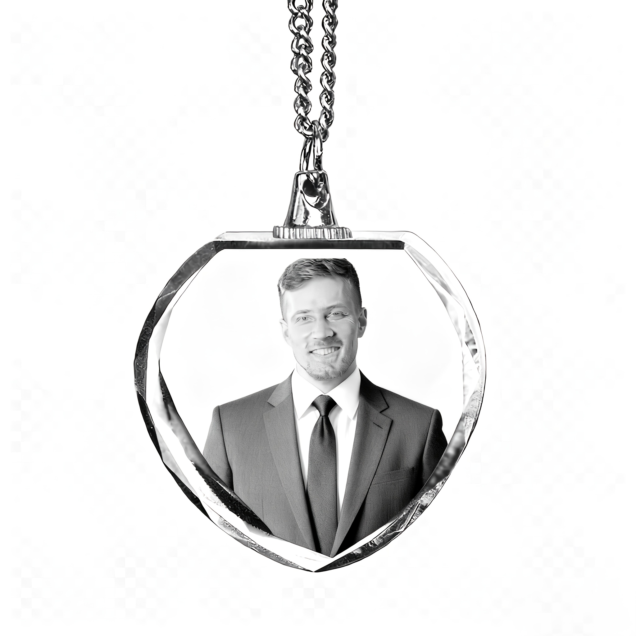 Custom Anniversary Gift Personalized Photo Pendant Necklace — Unique Keepsake