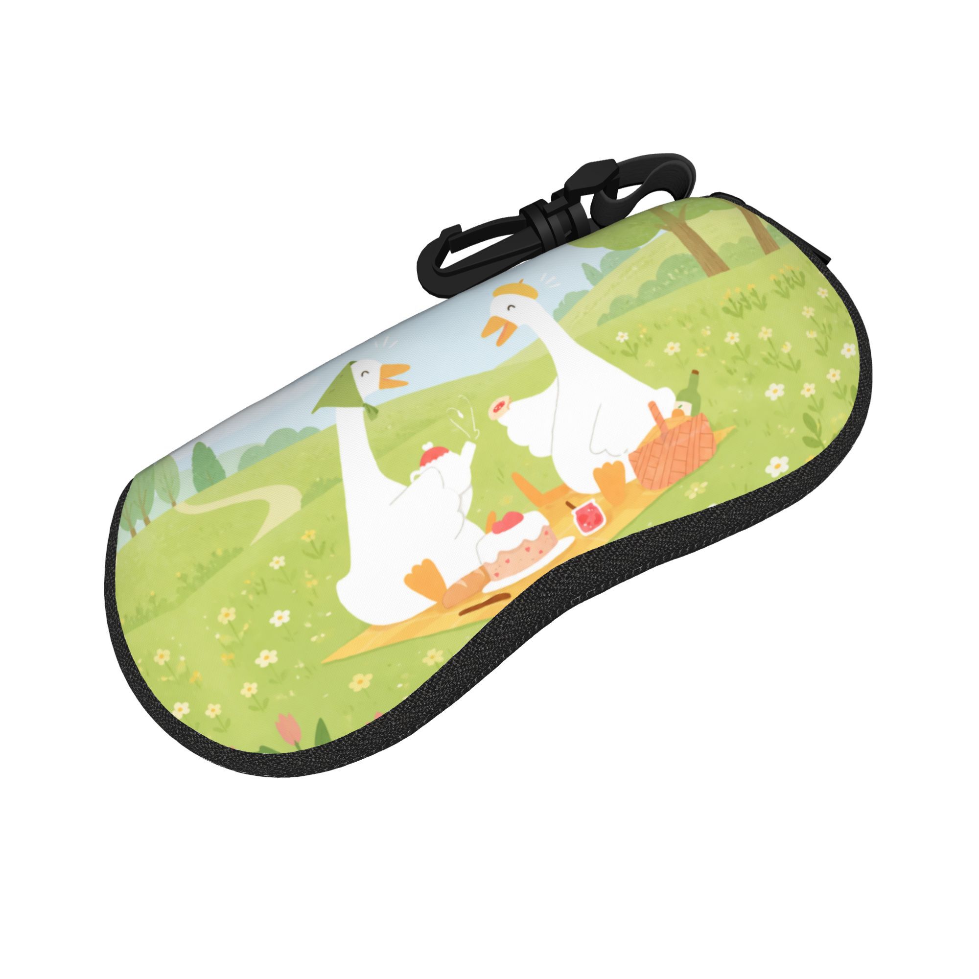 2d 프린트 디자인 거위 피크닉 데이 글래스 보호 쉘 패션 내구성 농업 및 캐주얼 스타일