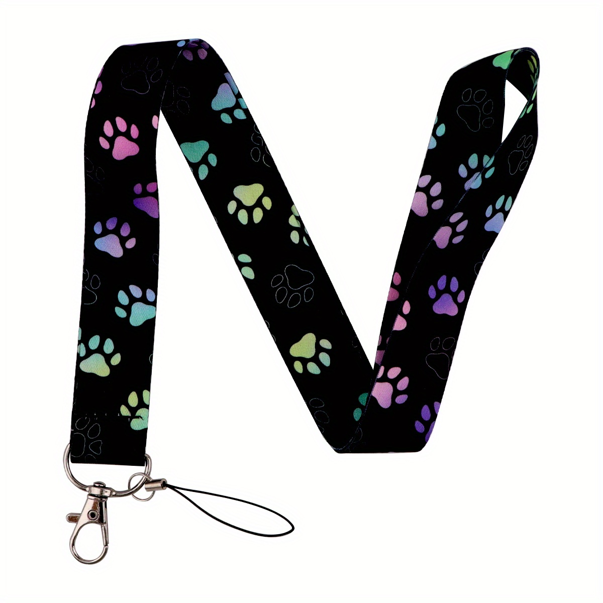 1pc Cute Lanyard For Key Neck Strap Lanyards Id Holder Keychain Key Holder Hang Rope Keyrings Additions