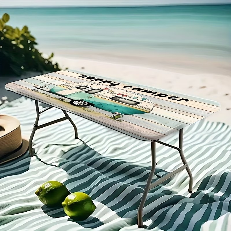 TEMU 1pc, Tablecloth With Design And Pattern - An Essential For Home Decor, Suitable For For Home Decorations And Table Settings, Outdoor Table Sets,