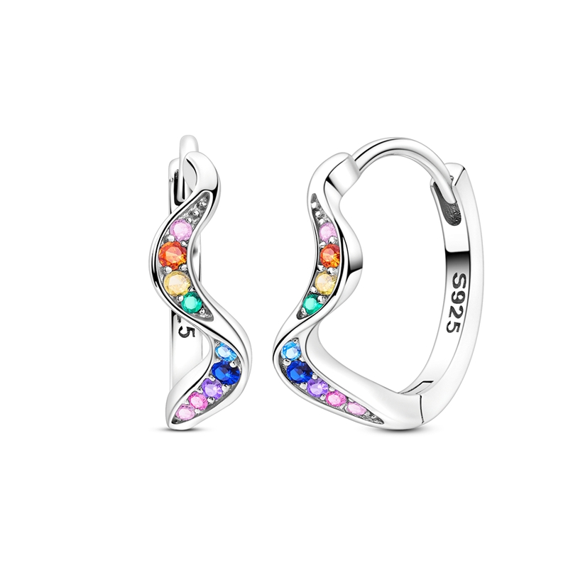 zxj exquisite 925 silver ear jewelry  ow wave ear jewelry womens fashion earrings   aesthetic   gift for your   woman suitable for   wea ble for daily party engagement and special occasions