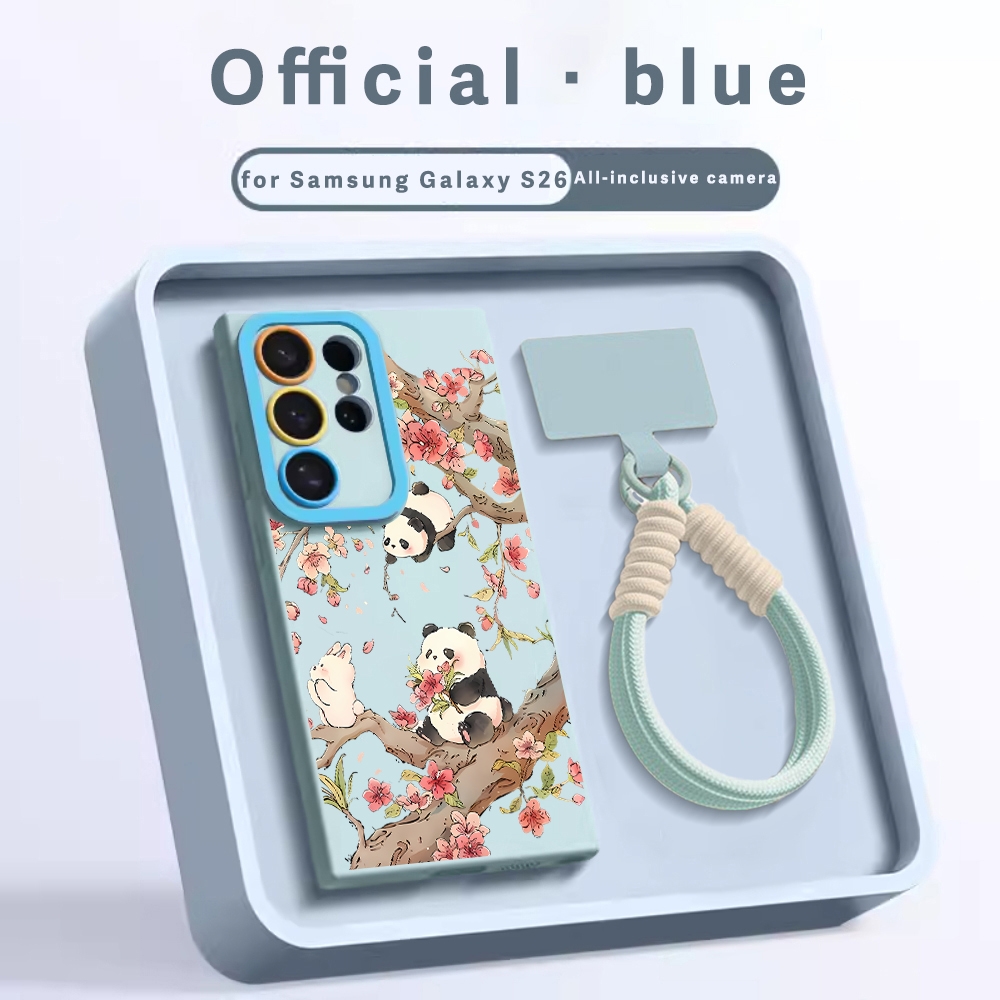 TEMU Phone Case - A Watercolor Panda Design That Fits For Galaxy S26, S26 Plus, S26 Ultra, S25, S25 Plus, S25 Ultra, S24, S24 Plus, S24 Ultra, For