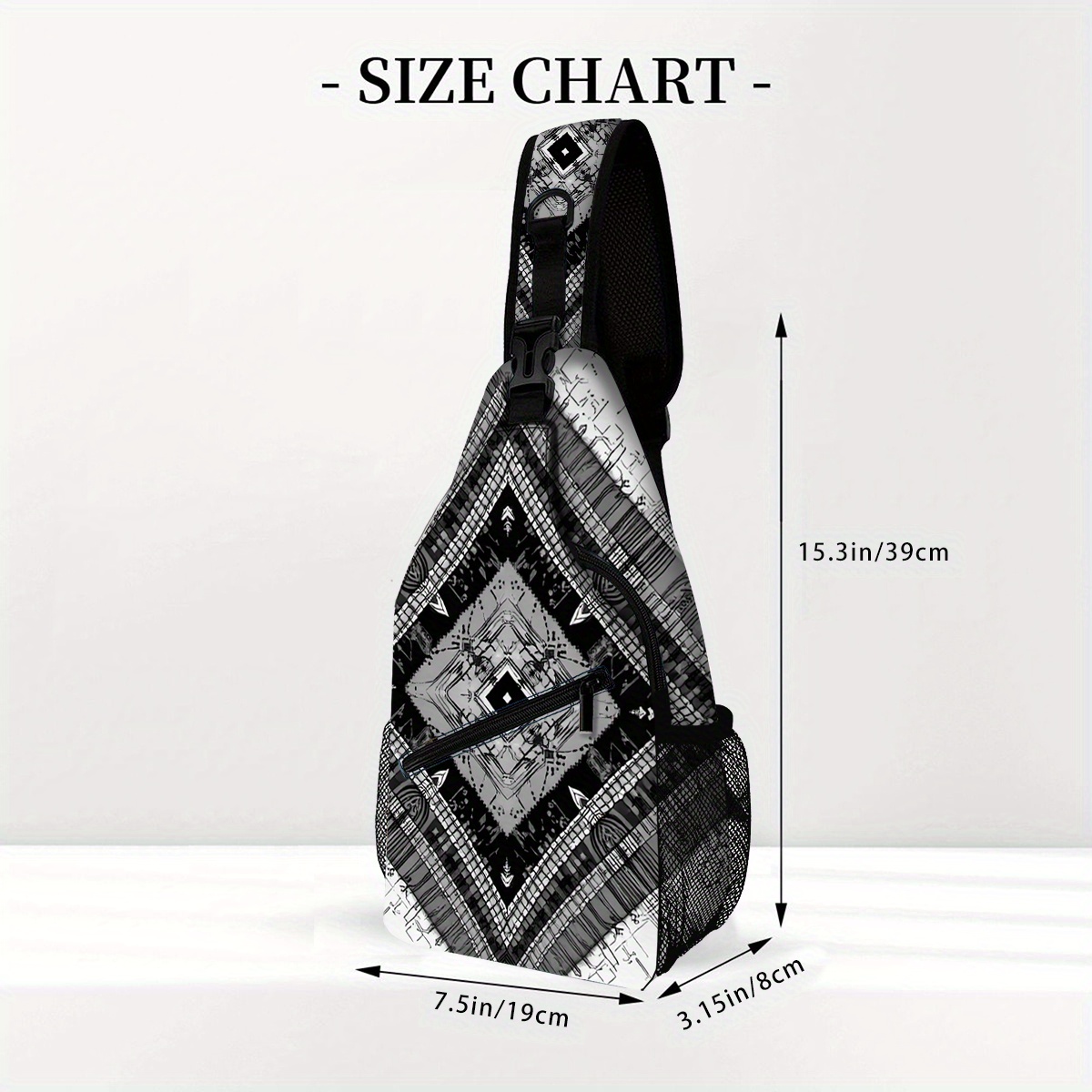 bolso táctico pecho elegante hombres mujeres bolso mensajero