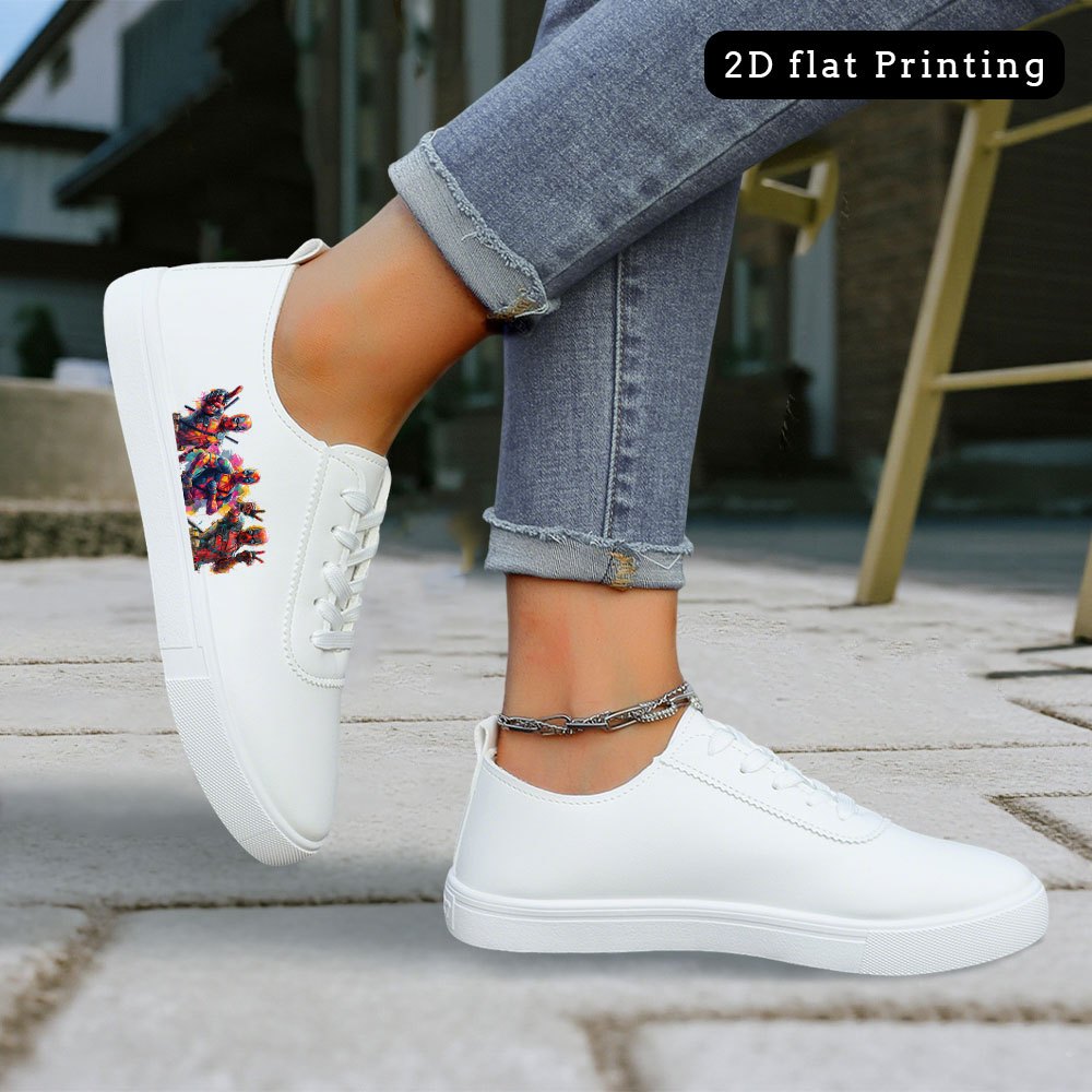 1 paar officieel gelicenseerde MARVEL Deadpool sneakers voor dames