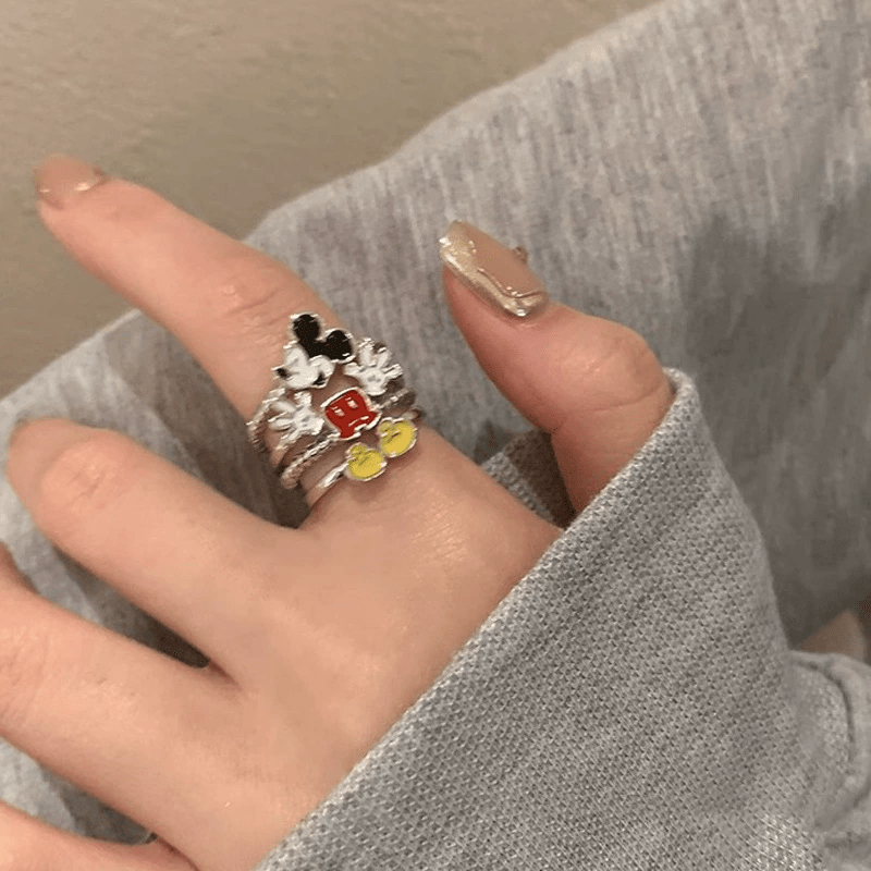 Jewelry Matching Couple Duck Rings Custom Engraved Duck Band