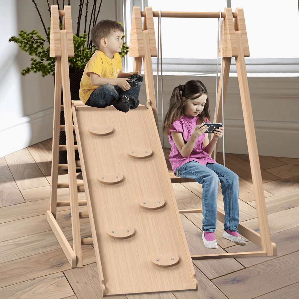 in indoor play gym playset swing Temu