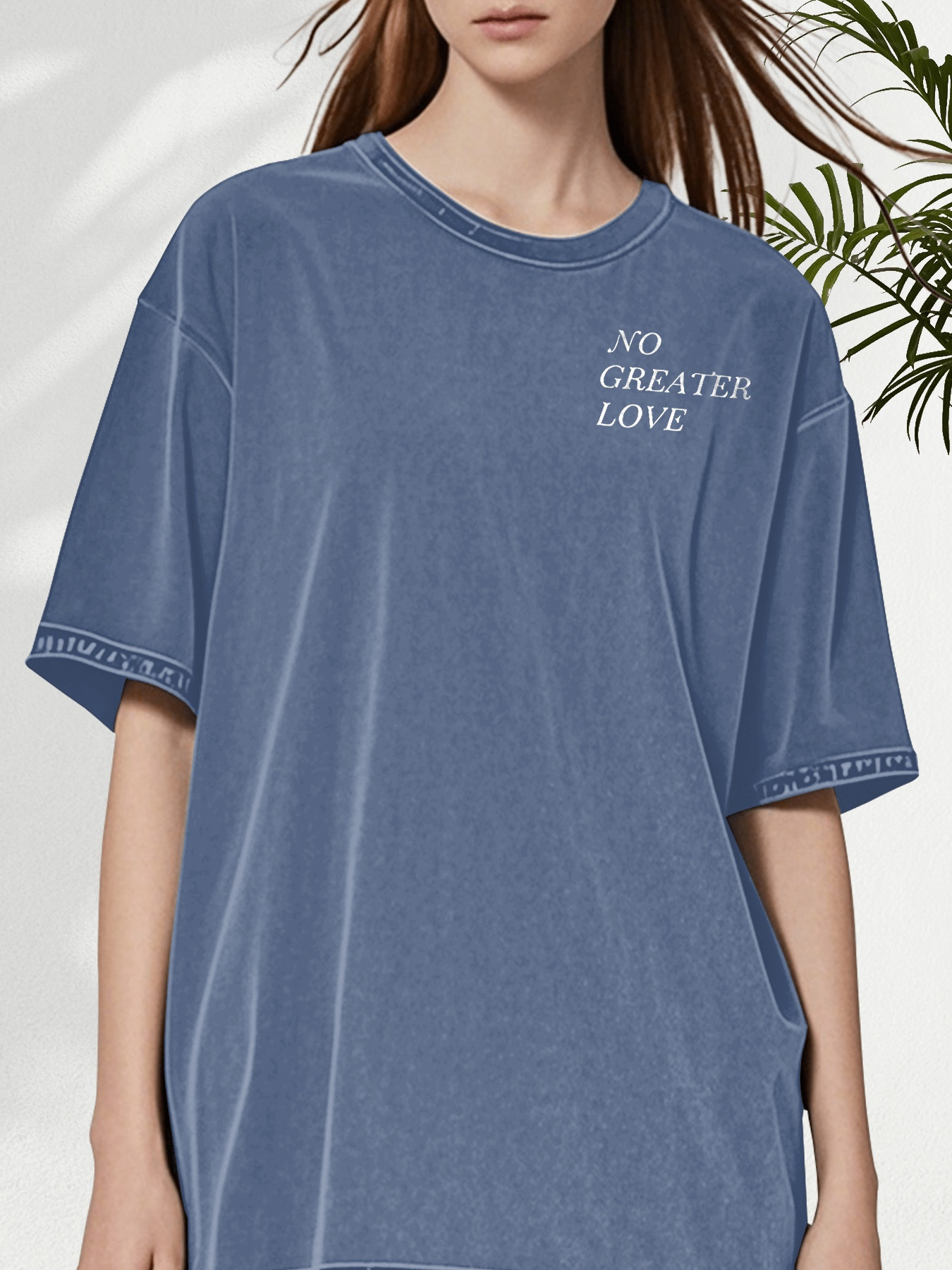 womens beige t shirt no   love   verse soft breathable 100 loose fit tee minimalist everyday special occasion top casual streetwear gift for women ladies t shirts retro distressed design comfortable   style lightweight shirt short sleeve shirt faithbased apparel Product details 7