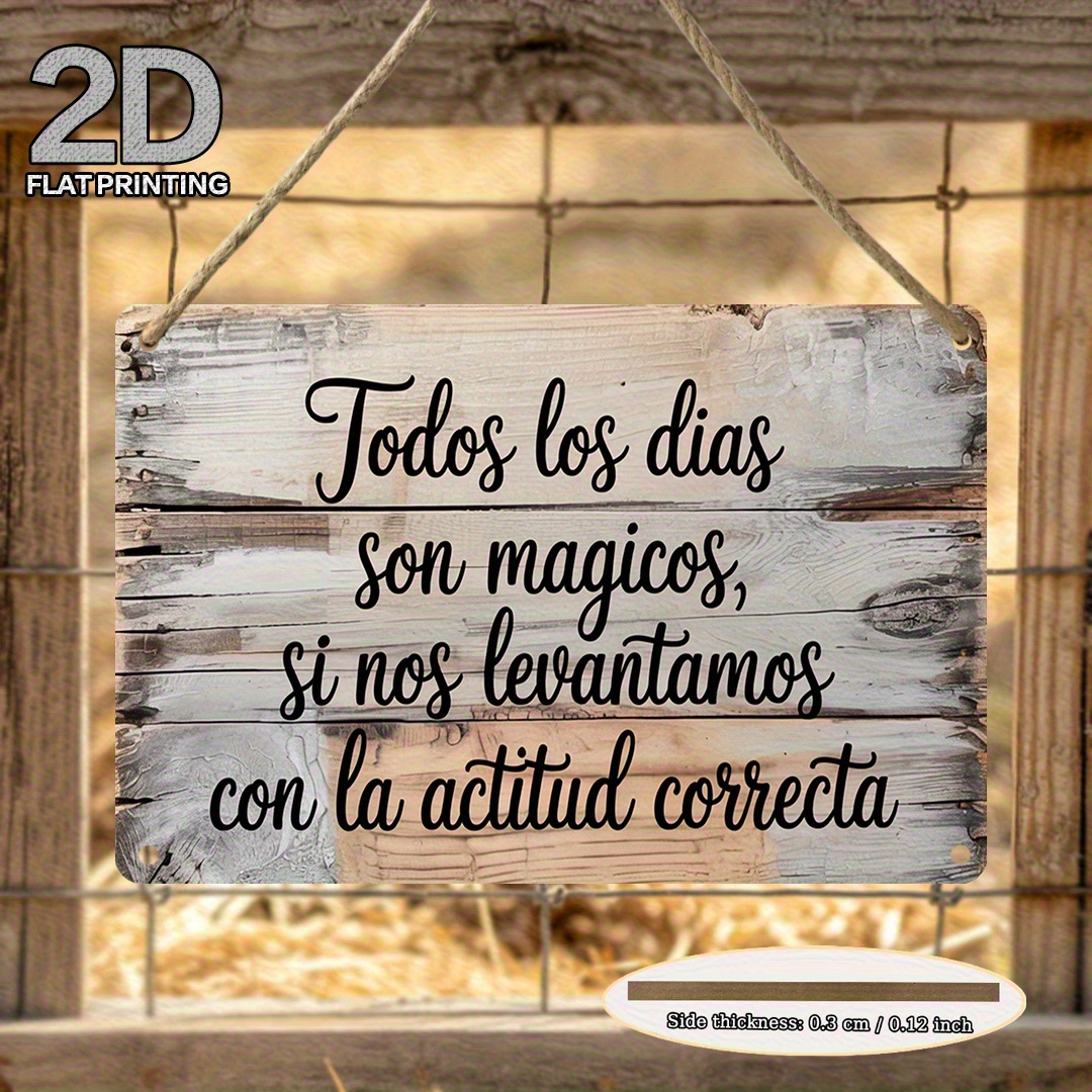 TEMU Decoración colgante de estilo español, 2D, 1 pieza de tamaño grande 8x1.3 pulgadas (20.32x13.21 cm), para decoradores , 2D