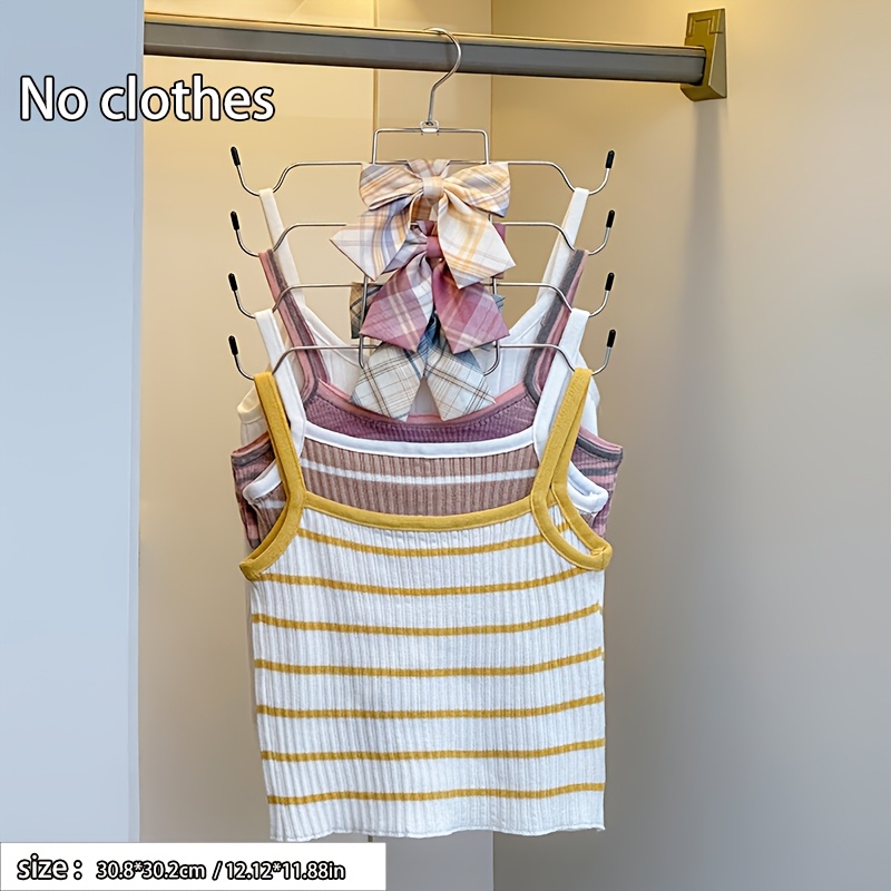 Bra Storage Organizer Wardrobe Bra Hanger Clothes Rack, Suitable For Ties, Underwear, Tank Tops, And Skirts, Portable Storage Hanger. Ideal For Dorm And Home Wardrobe Organization