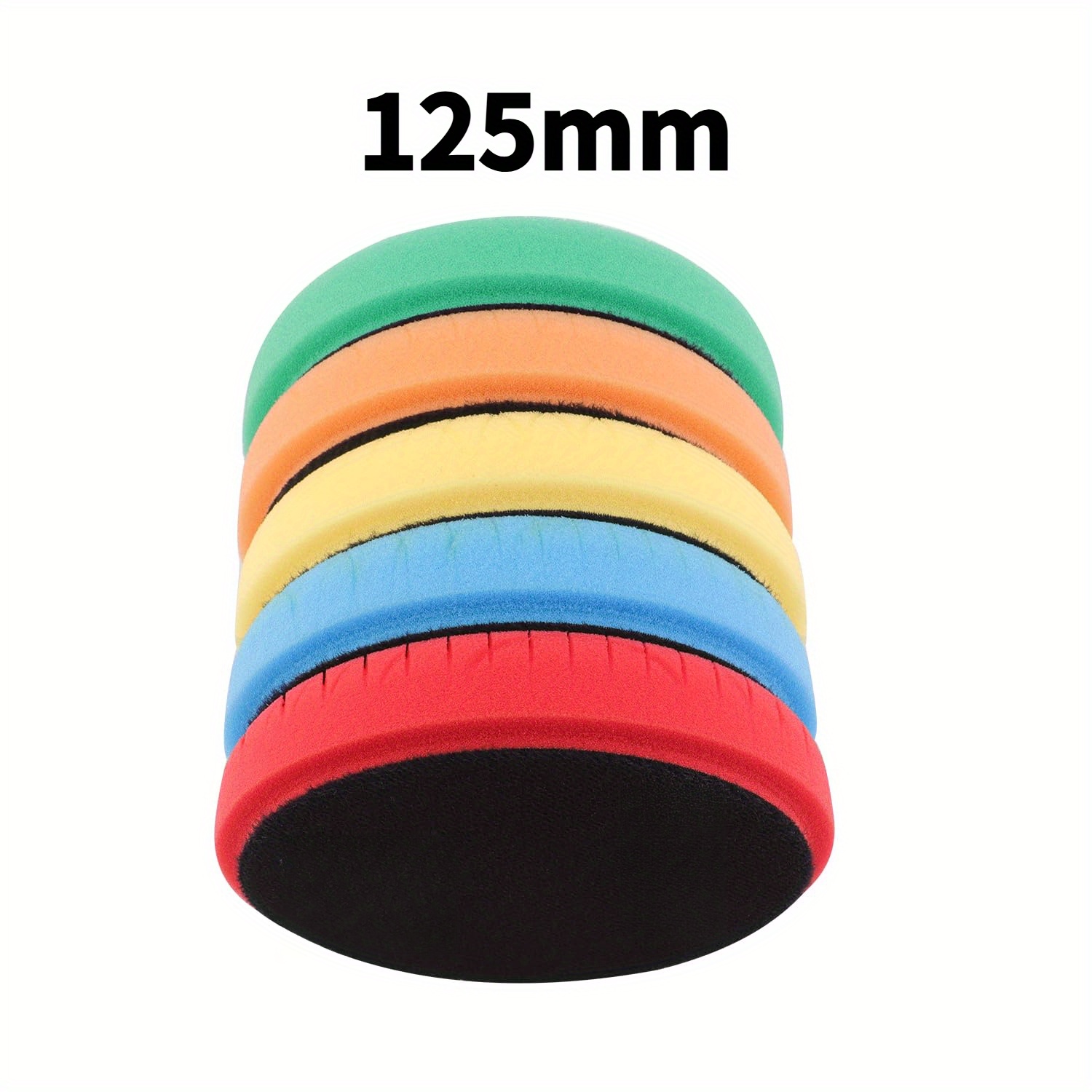 TEMU Polishing Pad, 5pcs 80/125/150/180mm Polishing Sponge Polishing Kit For Car Polisher /for Ro/ Polisher Polishing -spps6m5