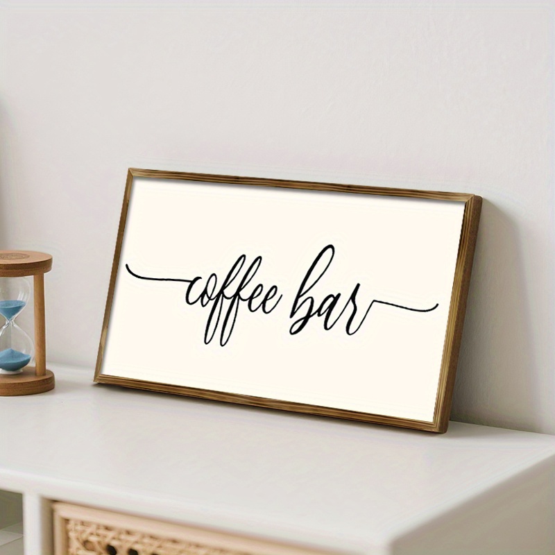 coffee bar sign sold on Temu United States