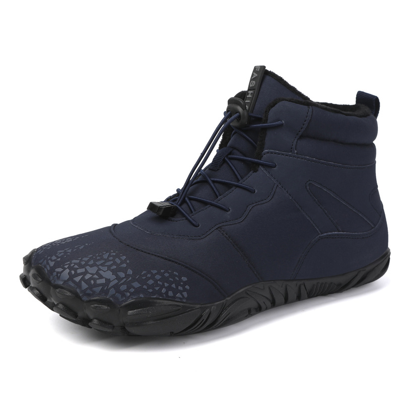 High-top Plush-lined Outdoor Snow Boots, Hiking Shoes