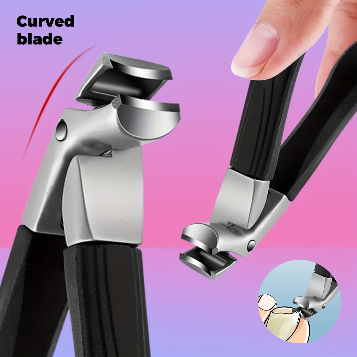 manicure sets kits 4pcs Heavy-Duty Professional Grade Complete Pedicure and Manicure Tool Set - Stainless Steel Nail Care Tools, Includes Nail Clippers, Cuticle Pusher/Dead Skin Remover, Cuticle Remover, Bent and Straight Head Cuticle Nippers - Heavy-Duty Manual Foot 3 manicure sets kits 4pcs Heavy-Duty Professional Grade Complete Pedicure and Manicure Tool Set - Stainless Steel Nail Care Tools, Includes Nail Clippers, Cuticle Pusher/Dead Skin Remover, Cuticle Remover, Bent and Straight Head Cuticle Nippers - Heavy-Duty Manual Foot - Image 3