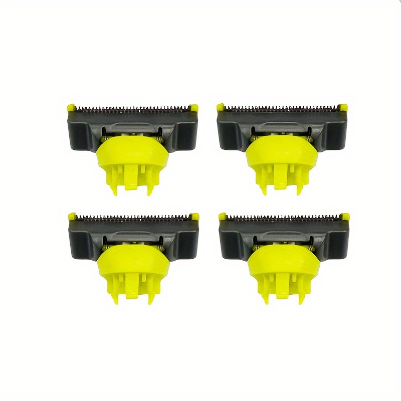Image of 2/4pcs Compatible Mlg Washable Hair Beard Razor Body Trimmer Men's Shaver Replacement Head