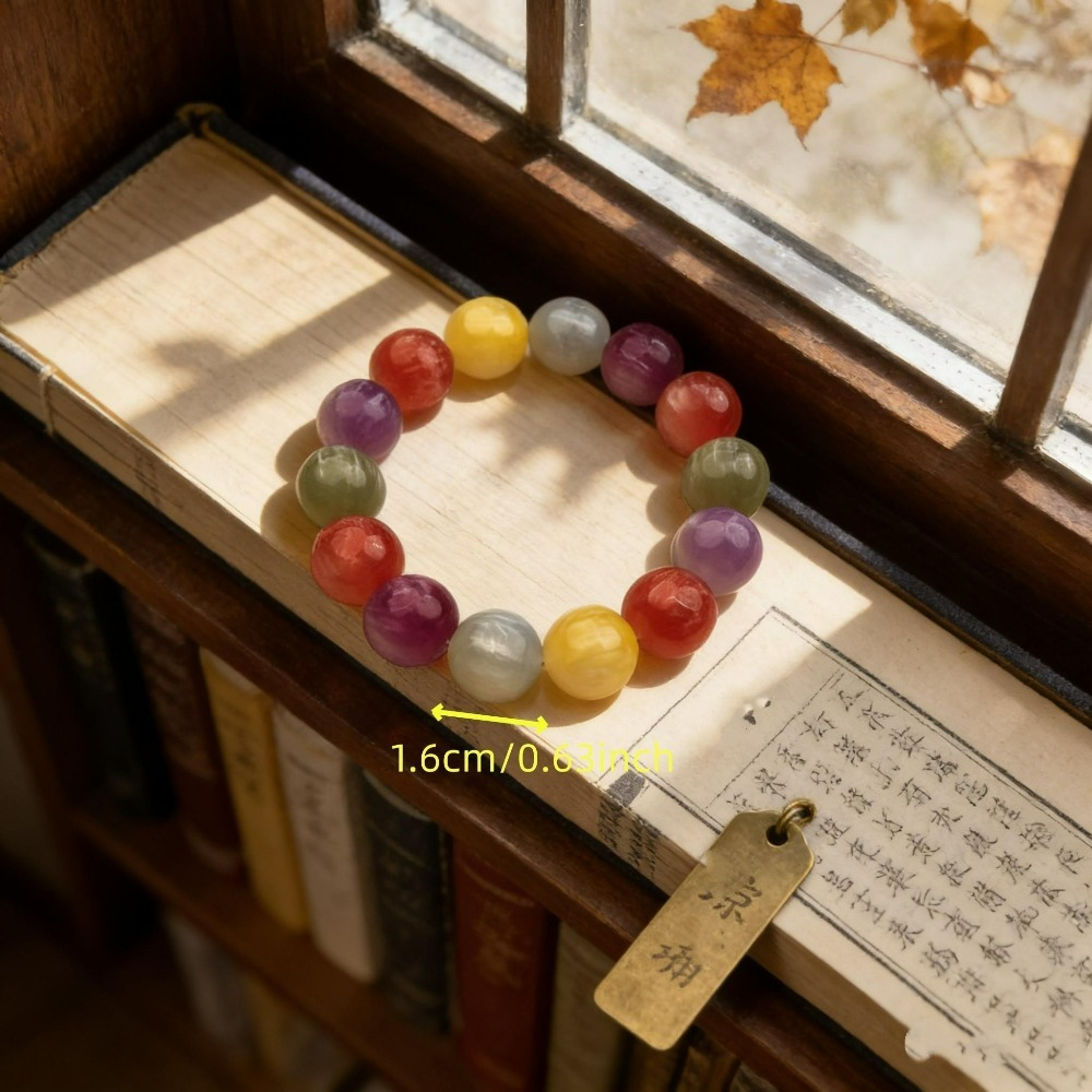 2pcs Color-Changing Bracelet Set with Random Color Postcard