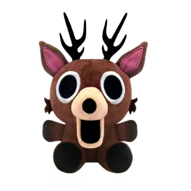 TEMU 1pc 2026, 99 Deer, Pink Reindeer Plush Toy, Dog Plush Toy, Owl Toy, Brown Reindeer Plush Toy, Pet Supplies Dog Toy