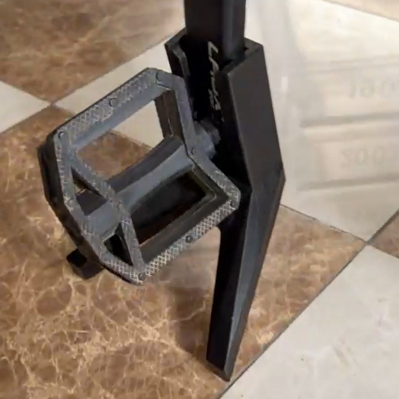 TEMU Staffa per cavalletto per bicicletta, cavalletto portatile universale con supporto a pedale, telaio di supporto antiscivolo per bicicletta, per