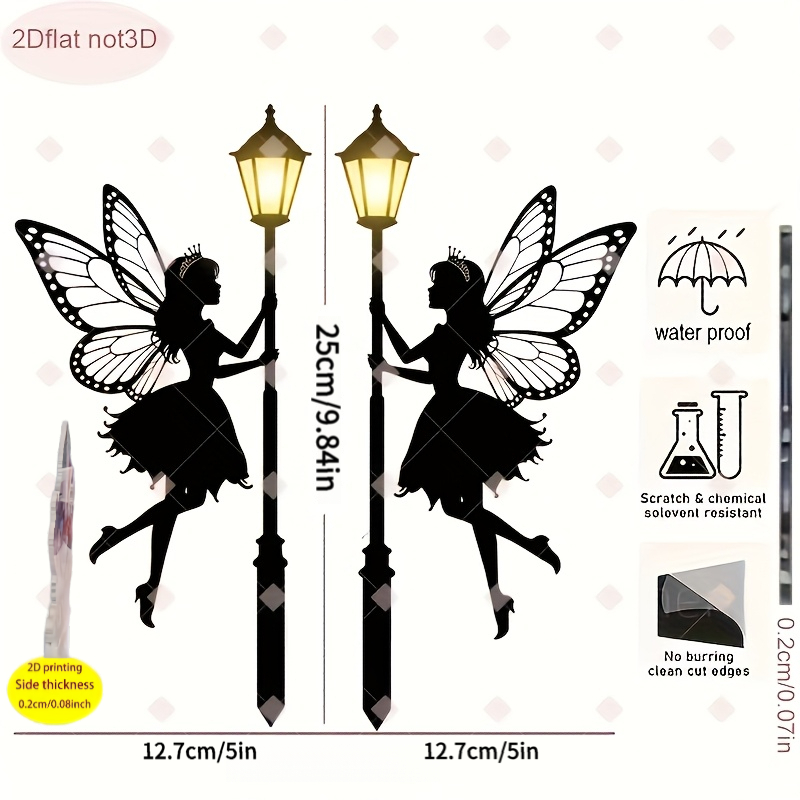 TEMU 2d Flat 2d Flat 2d Flat 2d Flat 2d Flat Printing Garden Acrylic Decoration Of Girls Under Outdoor Street Lamps Outdoor Decoration TEMU 2d Flat 2d Flat 2d Flat 2d Flat 2d Flat Printing Garden Acrylic Decoration Of Girls Under Outdoor Street Lamps Outdoor Decoration
