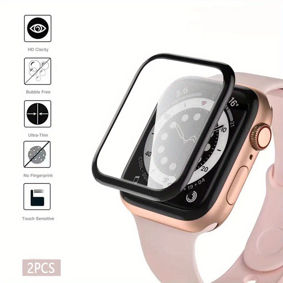 Bubble-free Installation, Scratch-resistant, Easy To Apply, Durable Protect Full Coverage For Watch 38/40/41/42/44/45/49/46mm/ultra3/se/s11/10//9/8/7/6/5/4/3/2/1 Series Clear Smartwatch Screen Film
