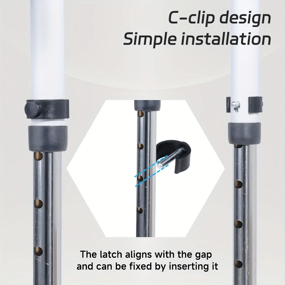 1pc Adjustable Mobile Bed Rail Assist Handle with Flashlight - Non-Slip Grip, Lightweight & Stable Support Frame, 31.5x42.01x12.5 cm Durable Floor-Standing Design for Seniors & Adults - Safe Bed Entry/Exit Aid, Senior Safety Equipment, Sleek Metal Finish, Floor Standing Aid, Compact Helper, Sturdy Frame, Disability Aid