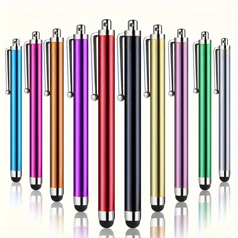 TEMU 12-pack Random Universal Stylus Pens For Touch Screens - High-precision Plastic Capacitive Stylus Pens For Ipad, Galaxy, Etc. - Precise