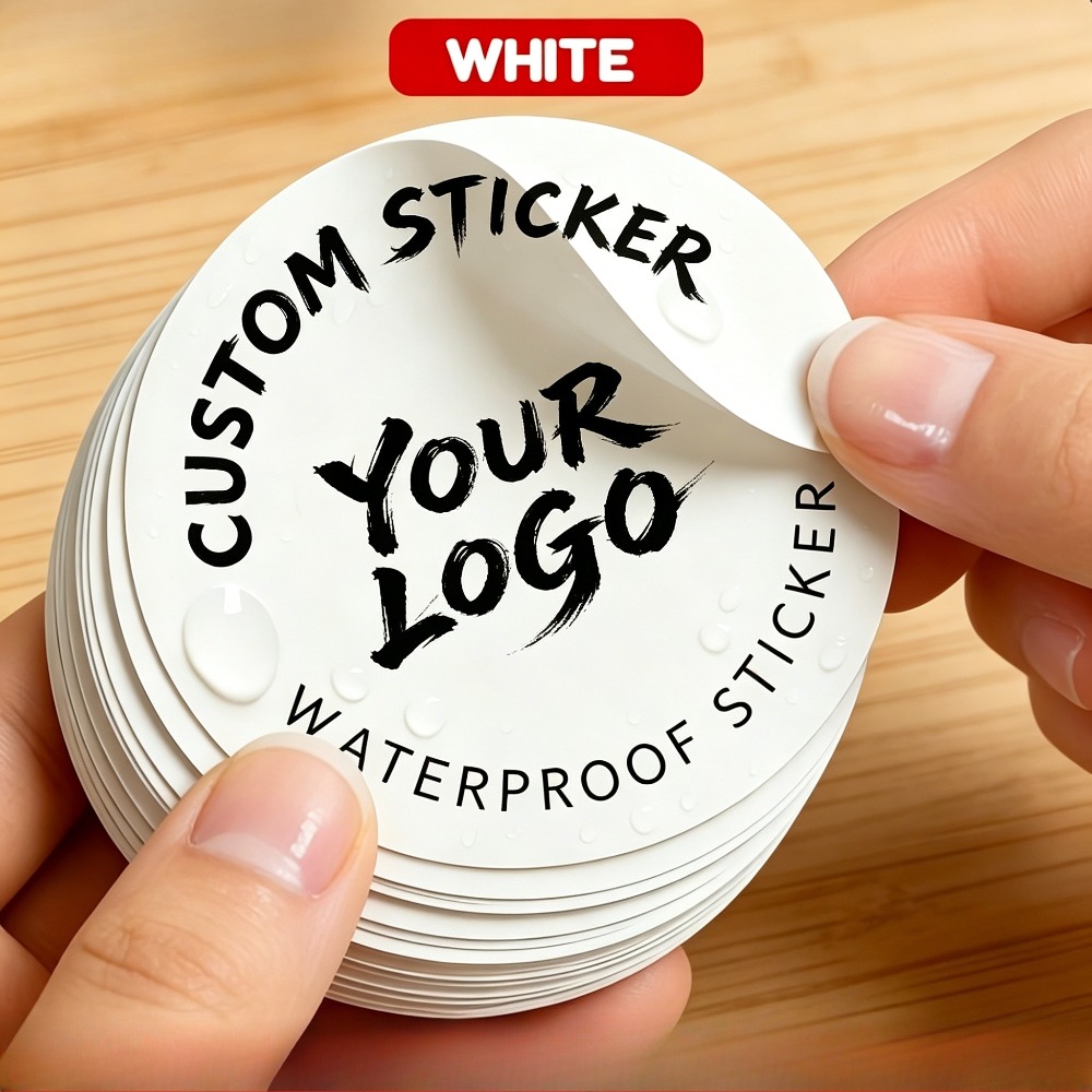 personalised stickers sold on Temu Australia