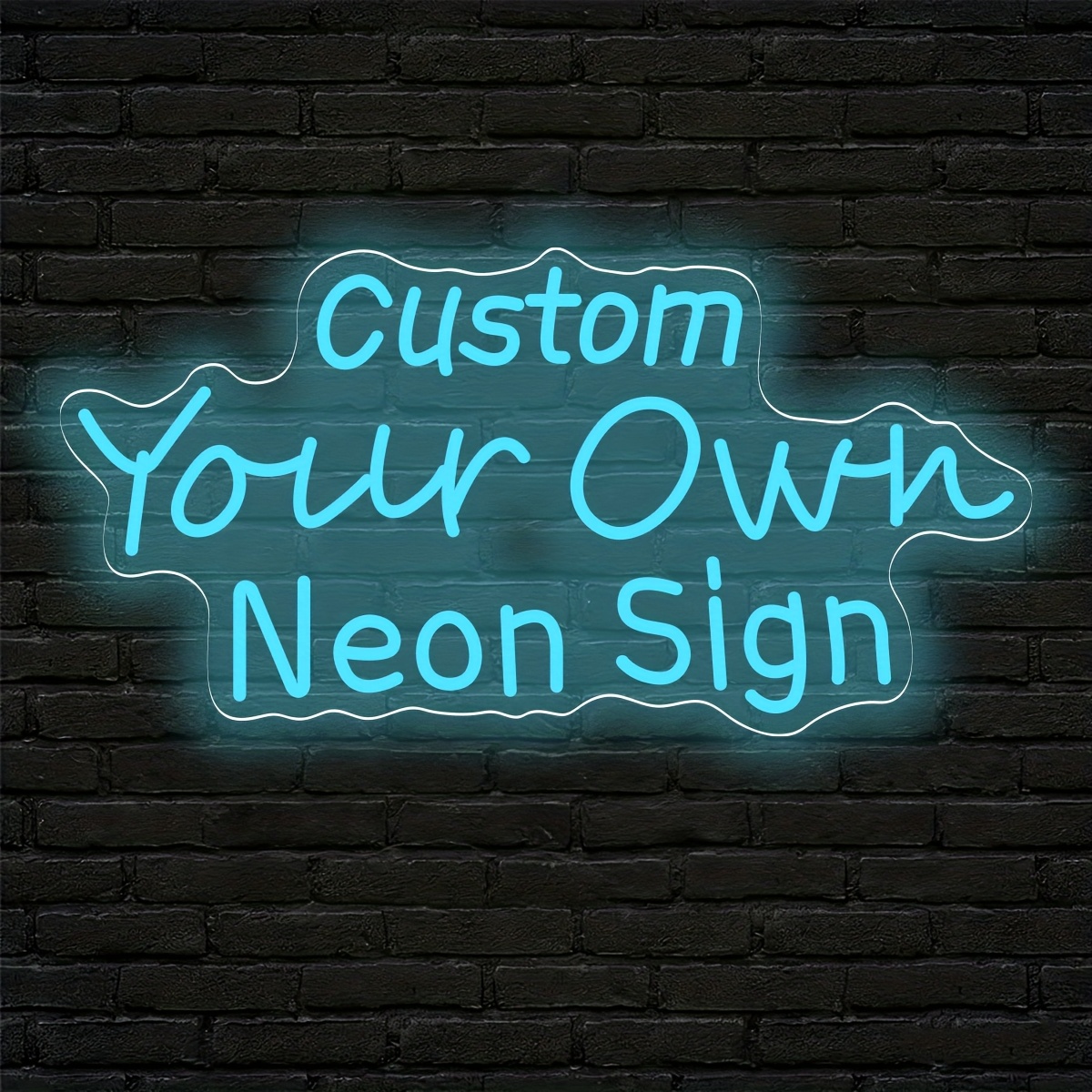 Personalized Custom Text LED Neon Light, USB Powered