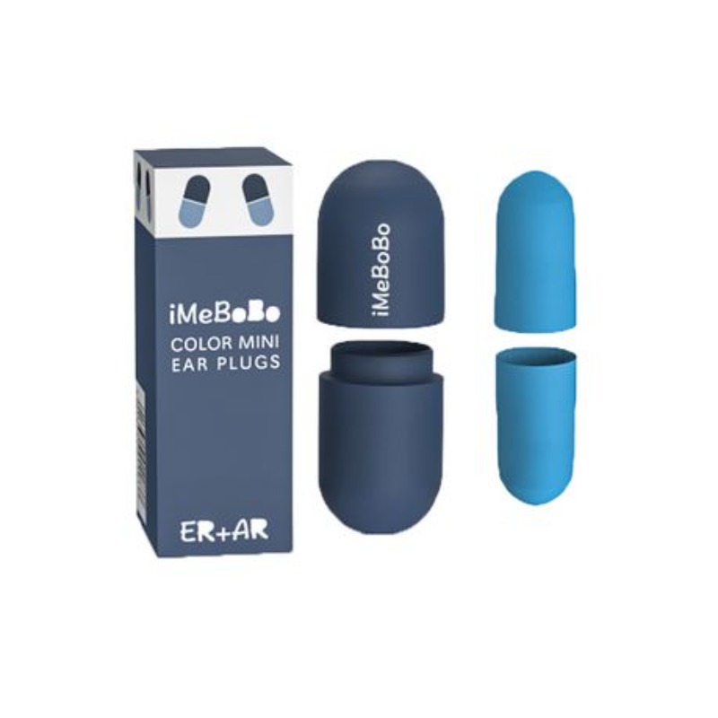 Blue Capsule Memory Foam Earplugs for Noise Reduction-for Sleep, Study, Work