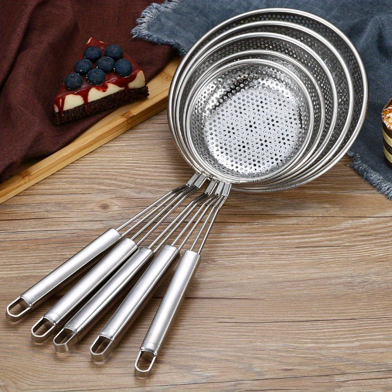 

Stainless Steel Kitchenware Set- More Sizes Colander, Suitable For Draining And Cooking- Rv