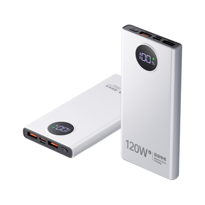   de energía de 120 w de gran capacidad con carga súper rápida 10000/20000 mah, fuente de alimentación móvil de carga rápida bidireccional, fuente de alimentación   para emergencias  