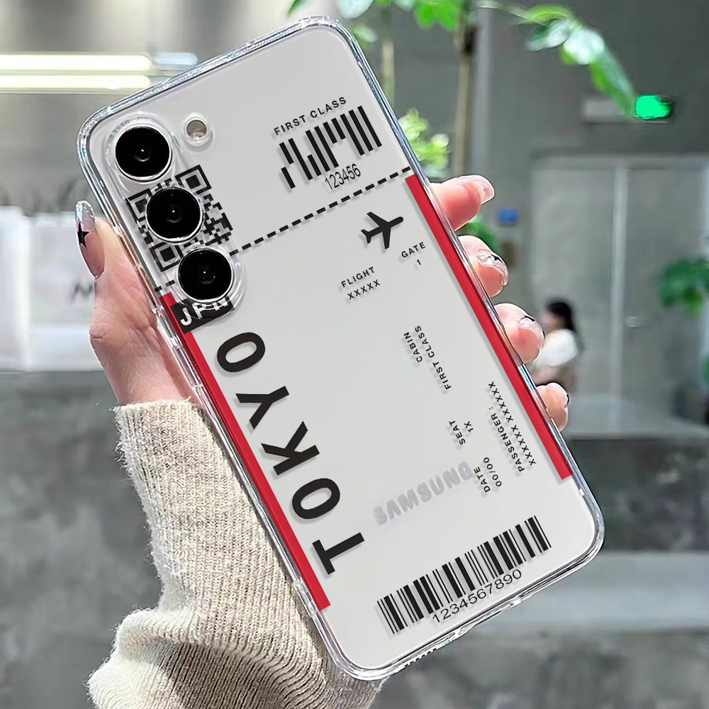 TEMU Phone Case: Tokyo Flight Memory Unique Phone Case For Galaxy S25/s24/s23/s22/s21 /s23 /s23 Fe/s22 /s21 /s21 Fe/note 10/note 20