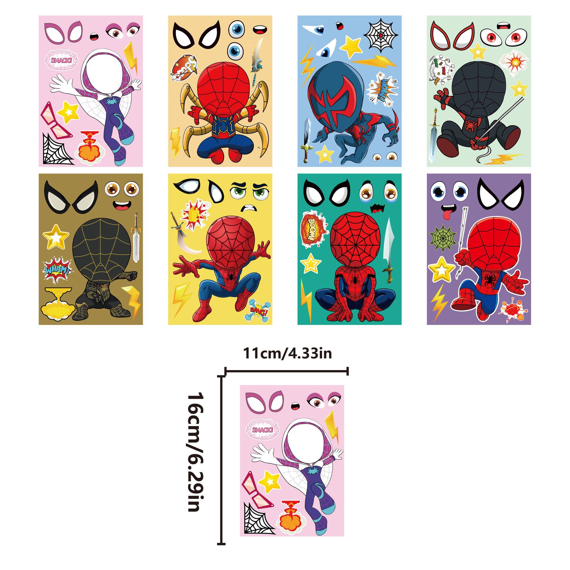 Tablet Stickers, 16pcs -themed Stickers, , Suitable For Daily Use As A Birthday Gift, As Well As For Diaries, Notebooks, Scrapbooks, Handicrafts, And Party Decorations