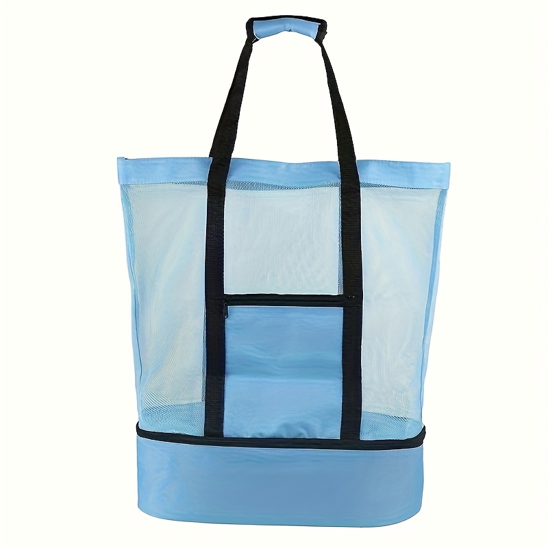 Women's Large Beach Bag- 1/2pcs Picnic Tote With Refrigeration Compartment- Perfect For Beach, Pool, And Travel