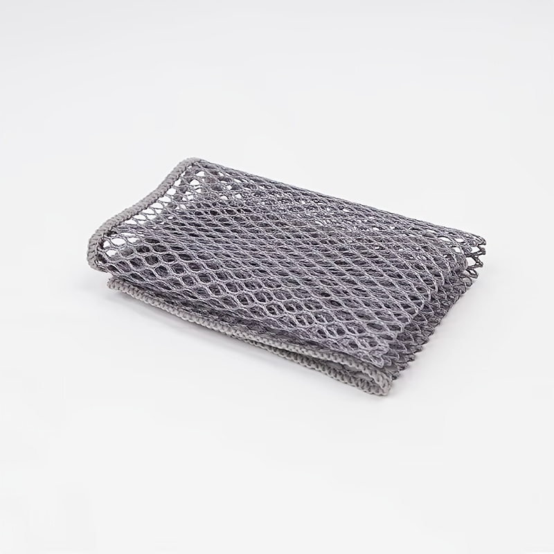TEMU A Set Of 3 Mesh Dishcloths That Are Soft On Pots And Pans, Reused, Are Easy To Wash, Dry Quickly, And Eliminate Grease. Cleaning , Dining